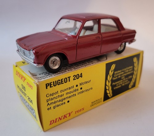 Dinky toys 510 - peugeot, 204