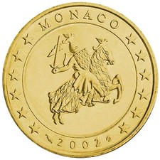 Piece Monaco10 cts euros 2002
