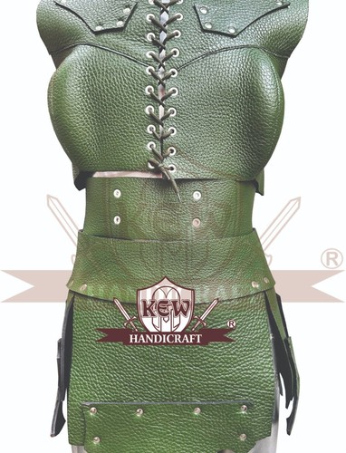 Femme viking cuir - femme, en