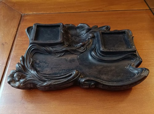 Ancien encrier bureau art - de,