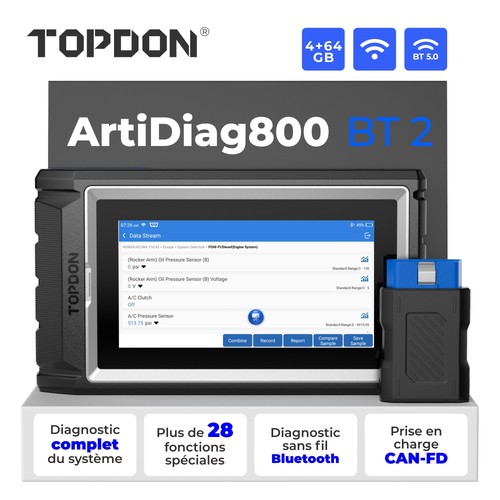Topdon artidiag800 obd2 - bt,