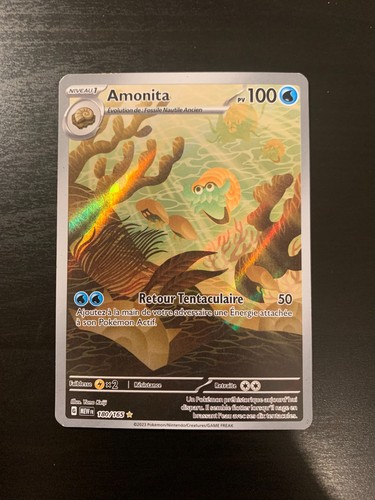 Carte pokémon amonita - carte, :