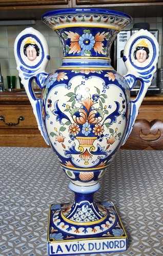 Vase trophee coupe desvres - trophee,