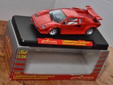 LAMBORGHINI COUNTACH 5000 ROUGE QUATTROVALVOLE CLUB 1/24° MAJORETTE TBE !