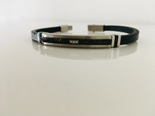 bracelet cuir homme flèche avec pierre strass