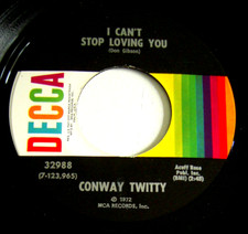 Conway TWITTY "I can't stop