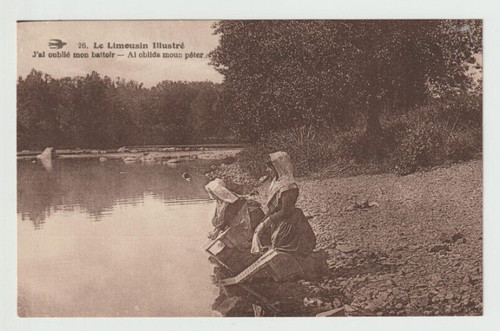 Limousin illustré cpa - le,
