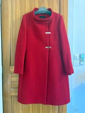 Manteau rouge laine Cop Copine pour femme, modèle Soporifik, taille 38