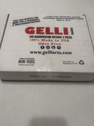 Gelli arts 8x10 gel - gelli, printing
