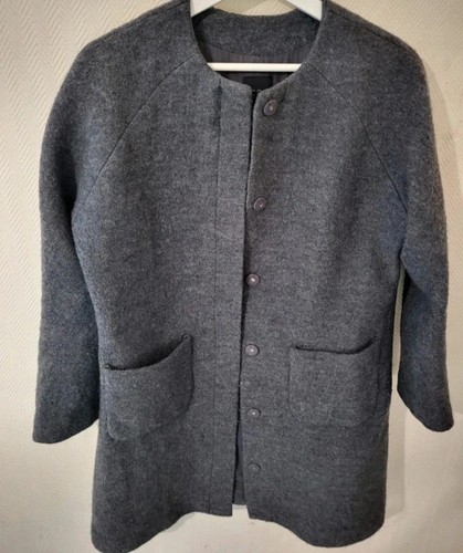 Manteau cos gris laine - cos, taille