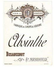 Ancienne étiquette Absinthe