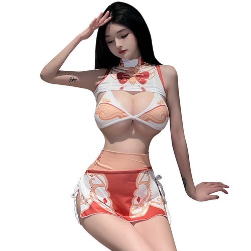 Sexy lady nightdress hollow - sexy,