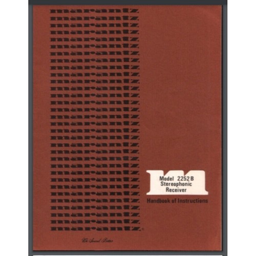 Marantz model 2252b - marantz,
