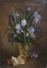 Les iris, grand bouquet 1884