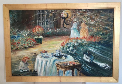 Reproduction tableau jardin - reproduction,