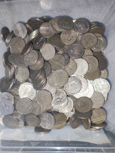Lot pièces de - de, monnaie