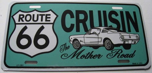 Plaque auto usa route - plaque,