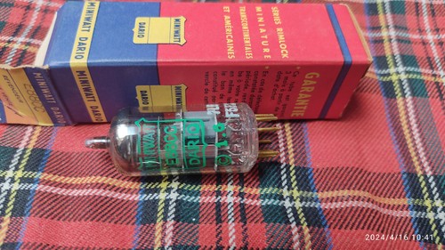 Tube 6dj8 e88cc gold pins - 6dj8,