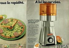 Publicité Advertising 099  1978  combiné de cuisine Steca  (2 pages) anti-corvée