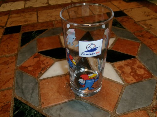Verre france footix 5 cm - france, 98
