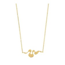 Collier volute en relief