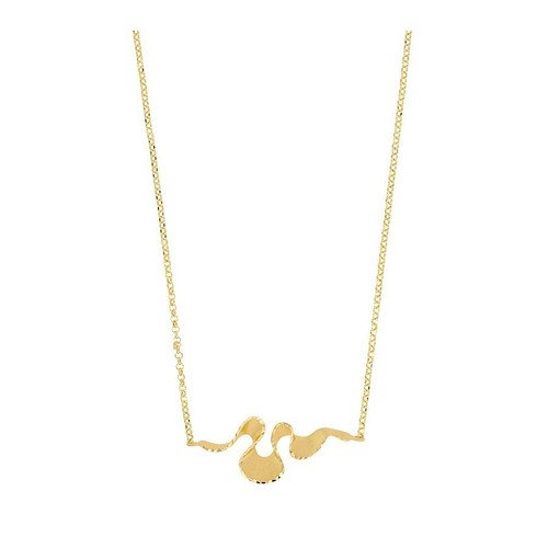 Collier volute relief - en,