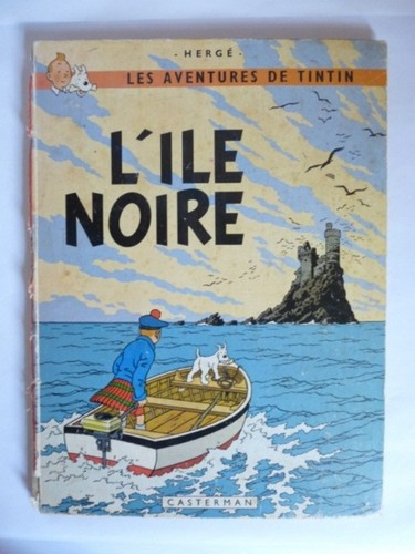 Tintin ile noire b36 - bd, 1966