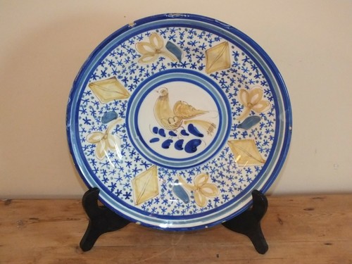 Ancien plat 19ème faïence - plat,