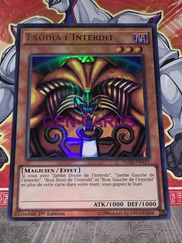 Carte oh exodia - carte, yu