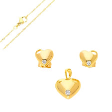 Parure Bijoux - Femme - Coeur
