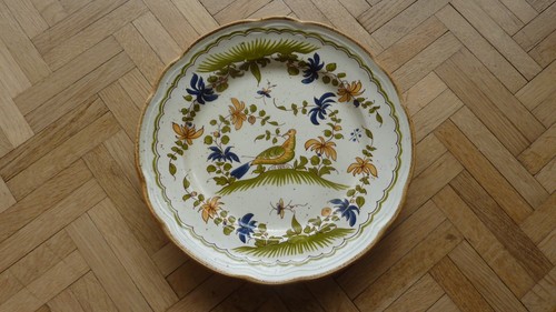 Assiette reproduction vieux - assiette,