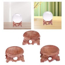 Base d'oeufs de support d'affichage en bois, décoratif, objets de collection,