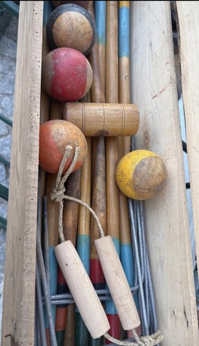 Ancien jeu croquet - de, de