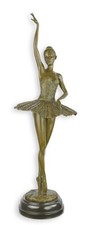 Sculpture en bronze ballerine