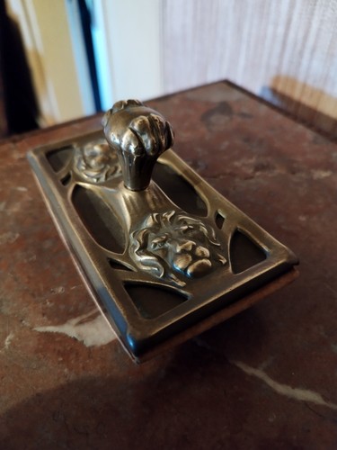 Tampon buvard bronze - tampon, en