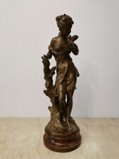 Sculpture en bronze signée Mathurin Moreau " Premeir Amour'