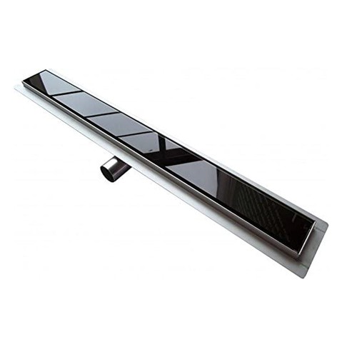 Caniveau douche verre - caniveau, noir