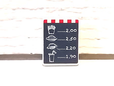 PLAYMOBIL PIÈCE 9222 / MARCHAND DE HOT DOG GOSTHBUSTERS ENSEIGNE