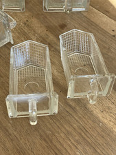 2 TIROIRS en VERRE de BUFFET CUISINE - Style PONCEY