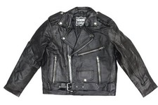 Kids Plain Leather Motorcycle
