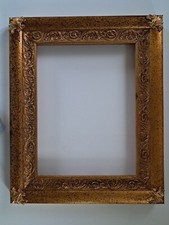 Cadre Or Feuille Avec Frises