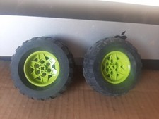 2 LEGO Roue 81,6x 38r  Pneu à six rayons Technic