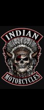 Tapis moto INDIAN MOTOCYCLE décoration intérieure garage atelier 80X200cm