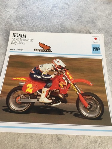 Honda cr500 japauto hrc - cr500,