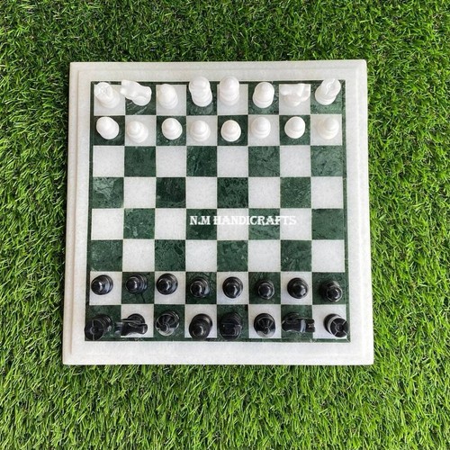 Jeu échecs marbre blanc - d'échecs,