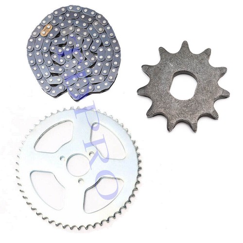 T8f chain front rear sprocket - front,