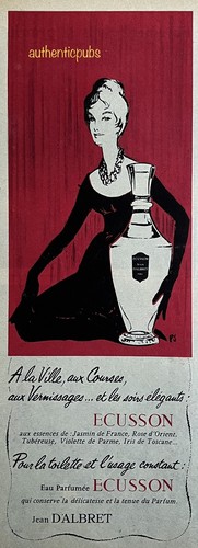 Publicite jean albret parfum - publicite,
