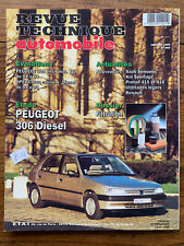 Revue Technique RTA PEUGEOT 306 Diesel - Nr 569 de 1995 - Évol PEUGEOT 309 ess