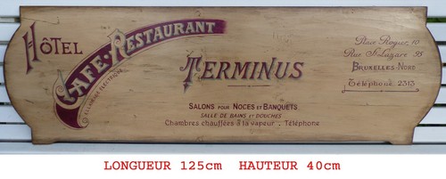 Enseigne café restaurant