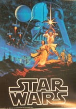 STAR WARS HILDEBRANDT BROTHERS INCREDIBLE MOVIE POSTER ART GEM MINT